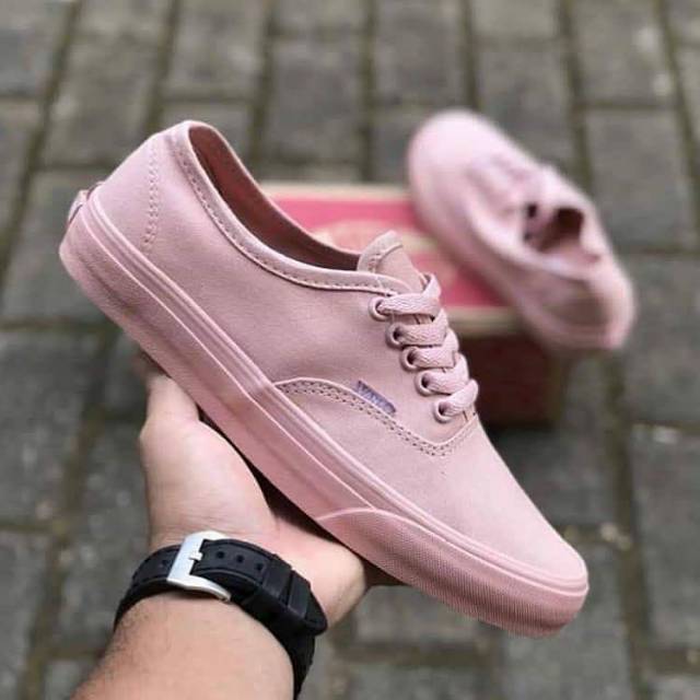 vans authentic rose gold