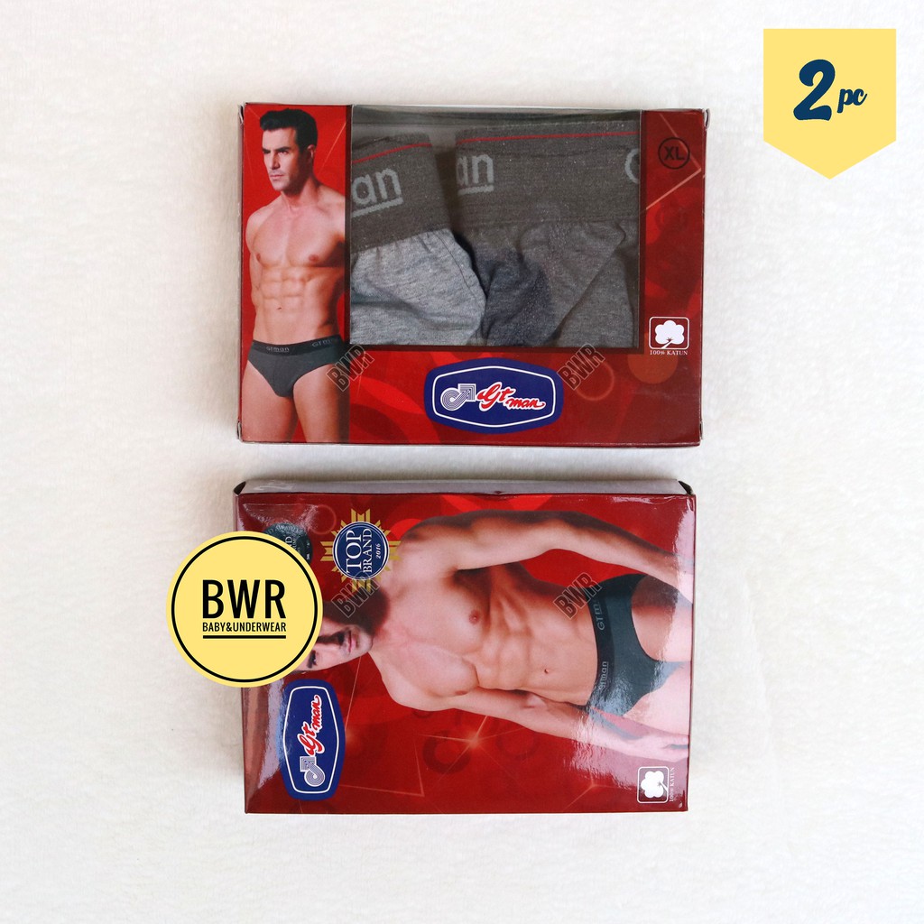 [ 2pc ] GTM 01 | Celana Dalam GT Man | CD Gtm01 Pria Dewasa - Bwr