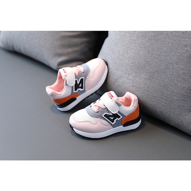 SEPATU SNEAKERS ANAK LUCU RINGAN IMPORT AN PINK