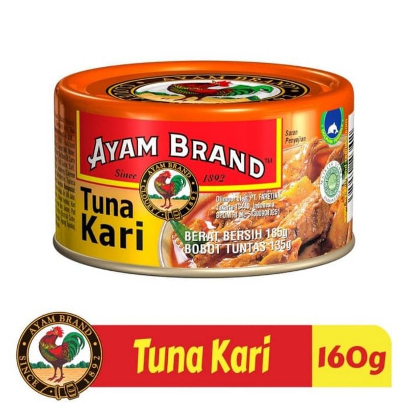 ayam brand curry tuna II tuna curry ayam brand 160gr