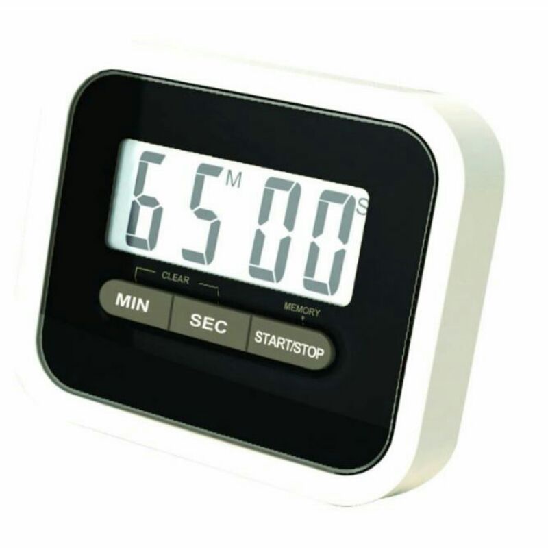 Mix Timer Mini Digital Dapur Countdown Timer Aihogard 115-Black