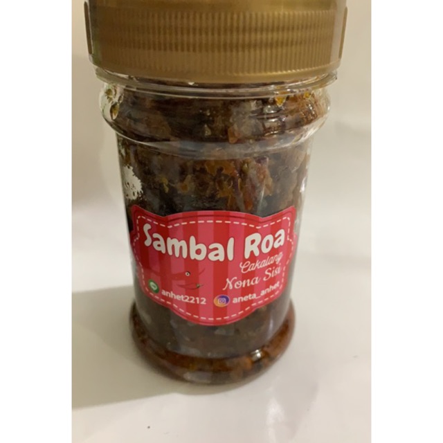 

Sambal roa & cakalang nona sisi