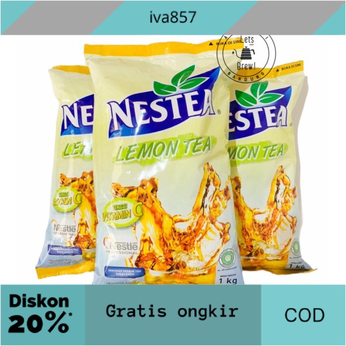 

PROMO Nestea lemon tea minuman serbuk teh rasa lemon 1kg GRATIS ONGKIR