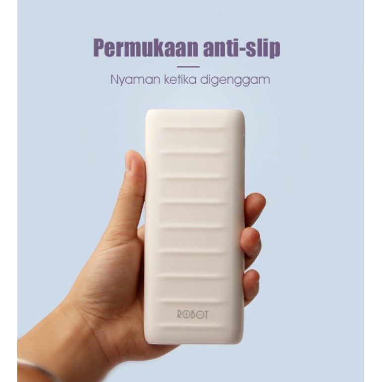 Robot RT310 13000mAh 2 USB Ports Power Bank White