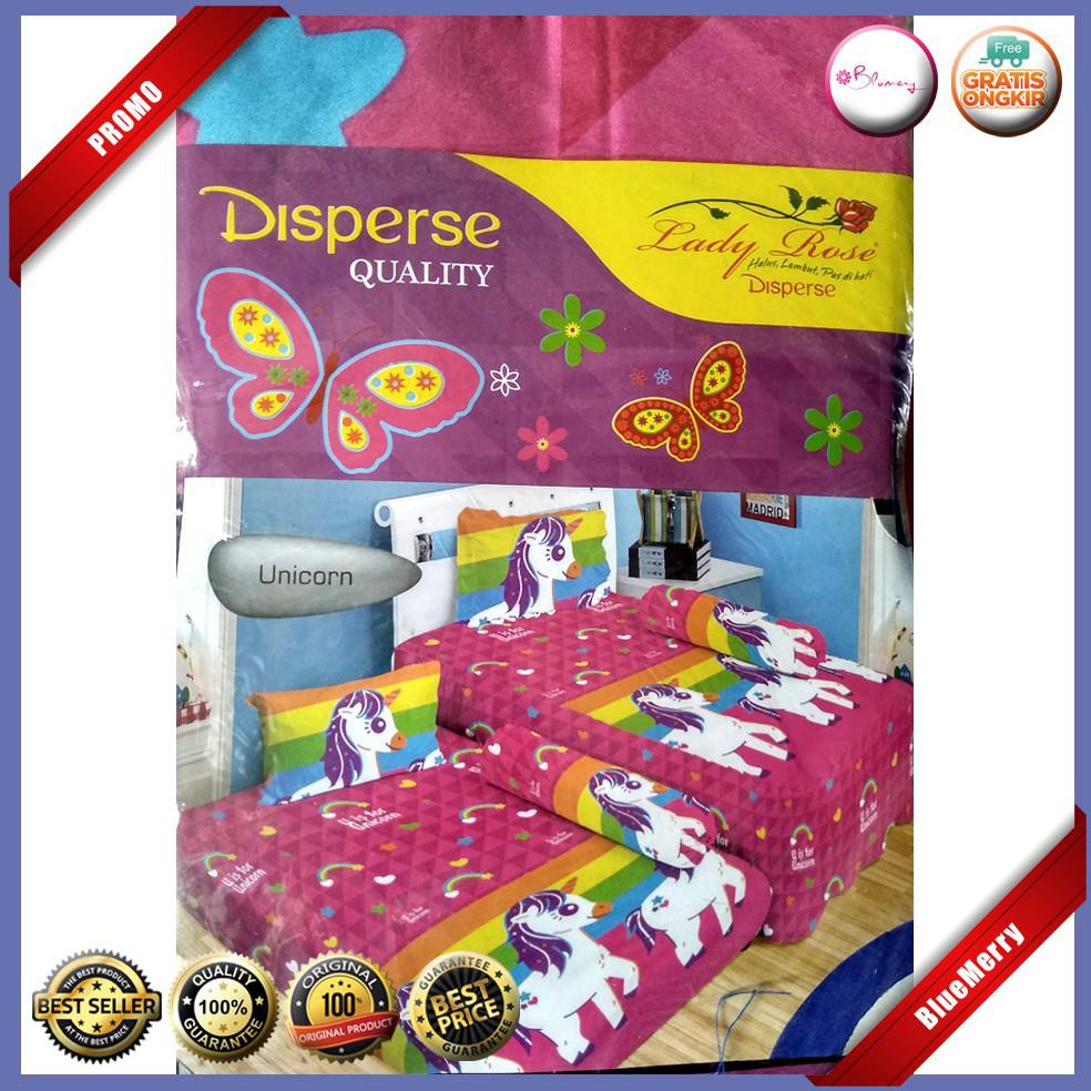 Sprei Lady Rose 2 In 1 Unicorn Single 120 No.3 Seprai Duo Kuda Pony BMSC485