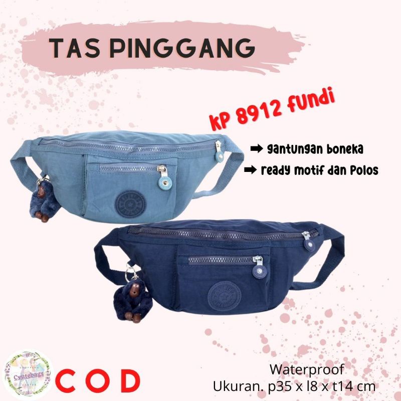 Tas pinggang wanita waist bag kp 8912 fundy import best seller cyutebags