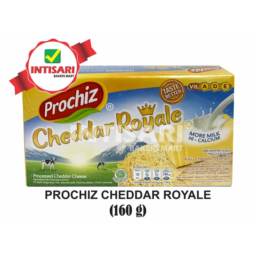

PROCHIZ CHEDDAR ROYALE 160 G