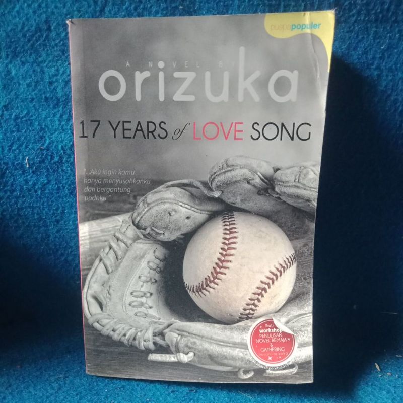 buku novel : Orizuka 17 years of love song