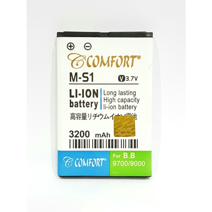 Baterai M-S1 COMFORT Double Power for Blackberry Bold Onyx 9000 9700