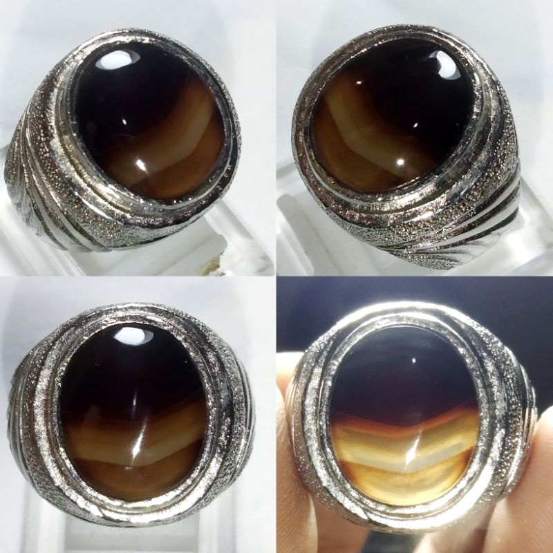 CINCIN BATU AKIK YAMAN JUNDER /JUNJUNG DERAJAT ASLI 100% NATURAL