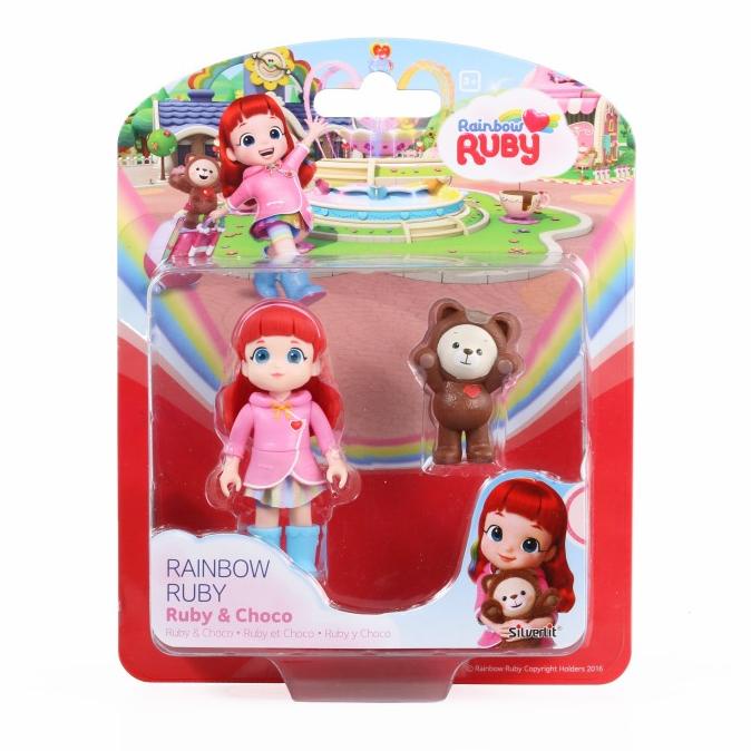 [COD] Rainbow Ruby Figurine Ruby & Choco RR-89022 Mainan Anak Original TERBATAS Kode 342