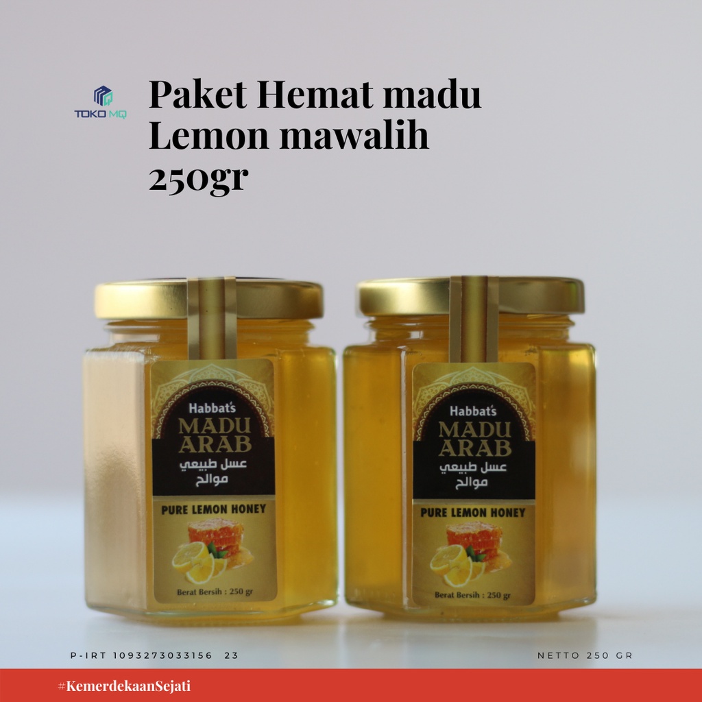 

Rumah Herbal Zia-Paket Hemat madu Lemon mawalih 250gr 100% Madu Asli Halal Banyak Manfaat