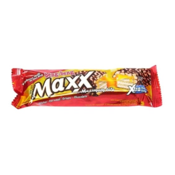 

BENG BENG MAXX 32 GRAM CHOCOLATE WAFER CARAMEL CRISPY ORIGINAL BIASA MAYORA COKLAT BENG-BENG SNACK MAKANAN RINGAN CEMILAN ANAK GROSIR MURAH TERMURAH BANDUNG BISKUIT KUE ECER MAX