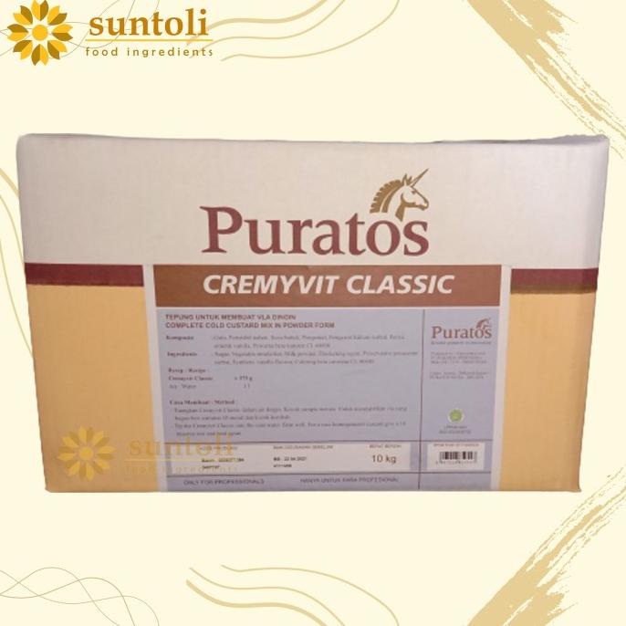 

^^^^^] PURTATOS CREMYVIT CLASSIC CUSTARD CREAM - Krim Custard Siap Pakai 10Kg