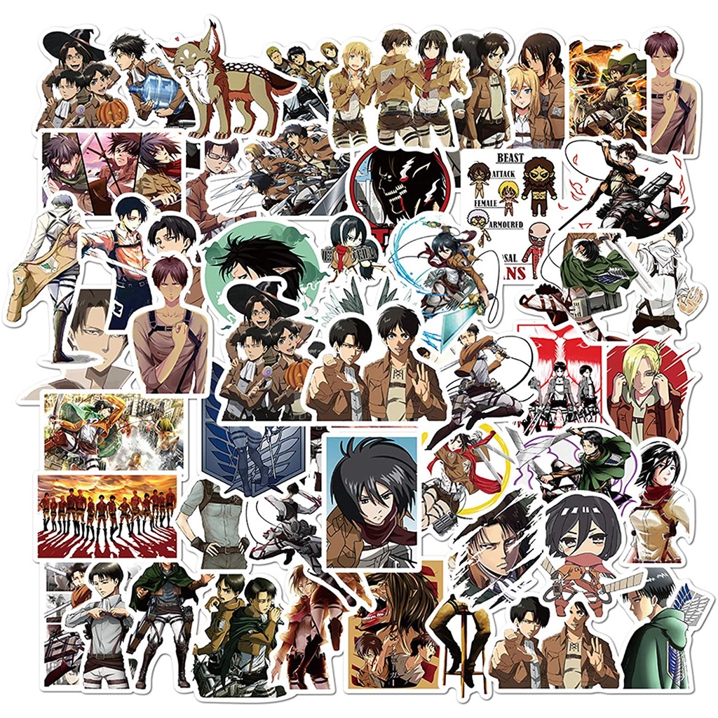 AT012 – Sticker Stiker Anime Attack on Titan / Shingeki no Kyojin  AOT