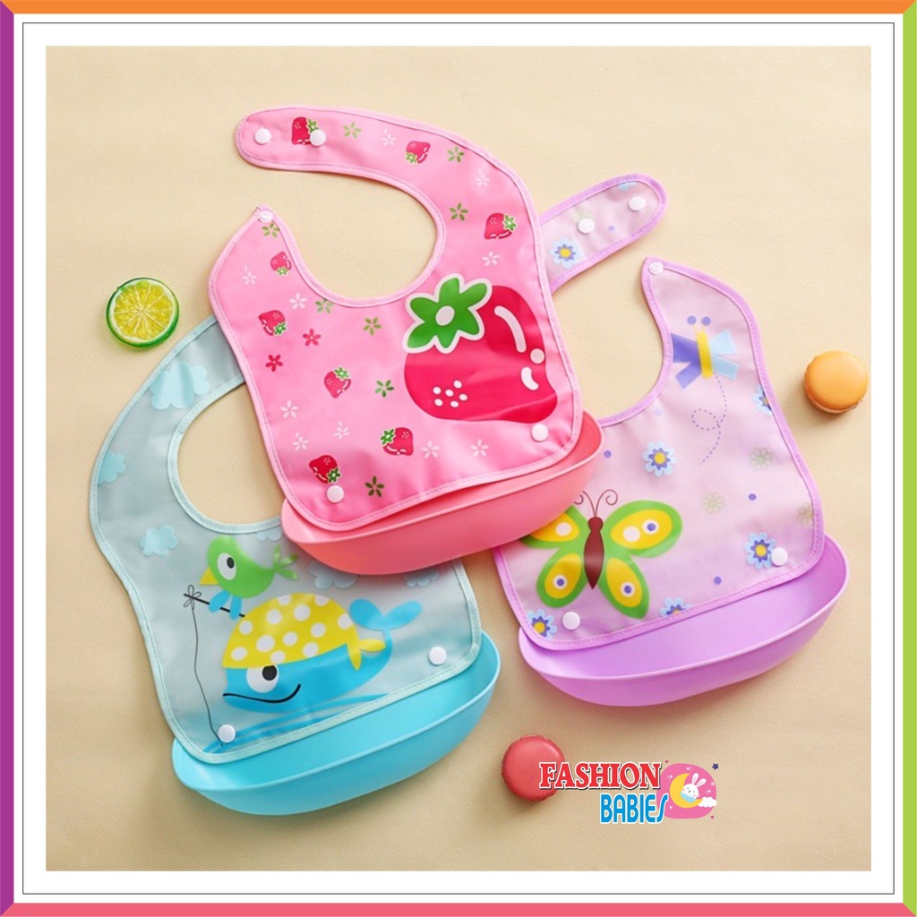 ❤ Fashionbabies ❤ BIB SILIKON | SLABER BAYI WATERPROOF | CELEMEK MAKAN BAYI MURAH SLABER BIBS BAYI IMPORT