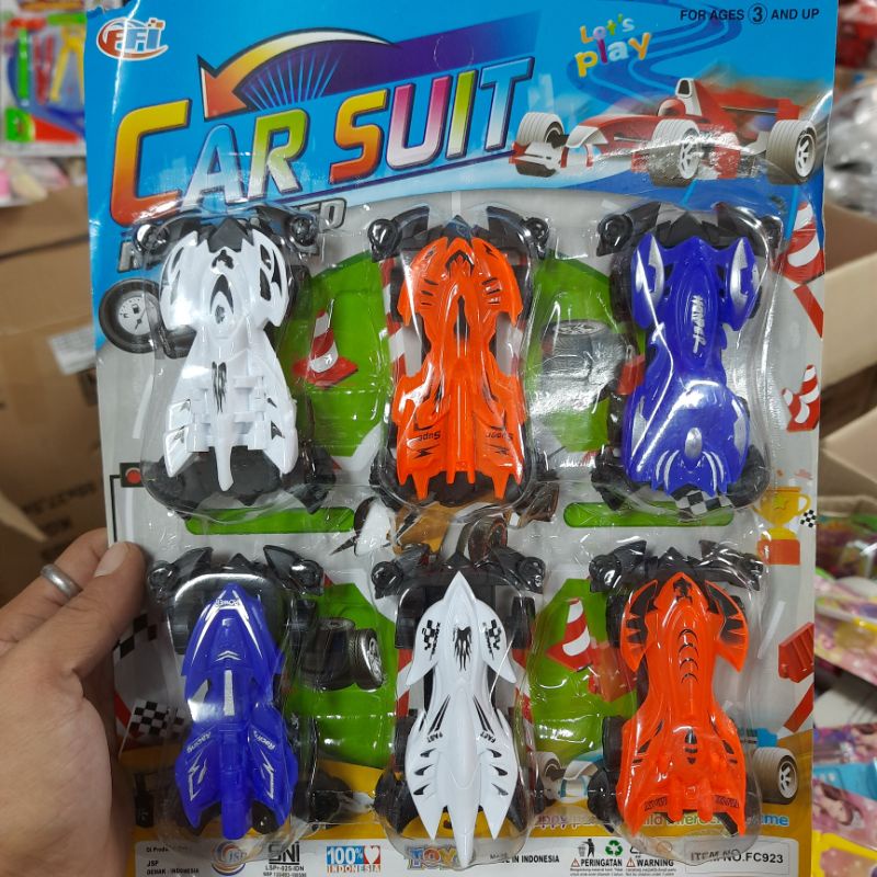 (PROMO) MAINAN ANAK TAMIYA PULLBACK ISI SESET 6PCS