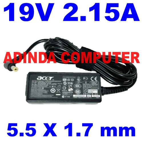 Adaptor Charger Acer Aspire One AOD255 AOD257 AOD260 AOD270 ORI