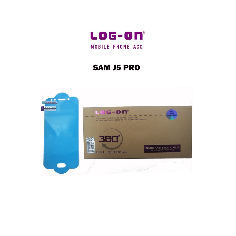 ANTISHOCK SAMSUNG J5 PRO LOG ON SCREEN PROTECTOR - ANTIGORES JELLY
