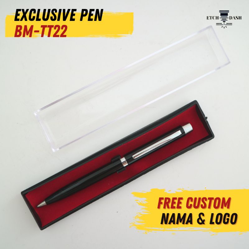 

Pulpen Exclusive Free Custom Nama Dan Logo | Pulpen Souvenir | Pulpen Custom - Exclusive Pen BM-TT22