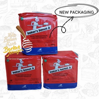 

BREAD IMPROVER BAKERS BONUS A 500 GRAM / BAKER'S SAF PENGEMBANG ROTI (CTN)