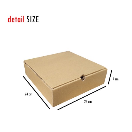 

Box 24x24x7 cm LD kardus/polos/Hampers/hoodie/mukena/kardus box/ultah/ulang tahun/happybirthday