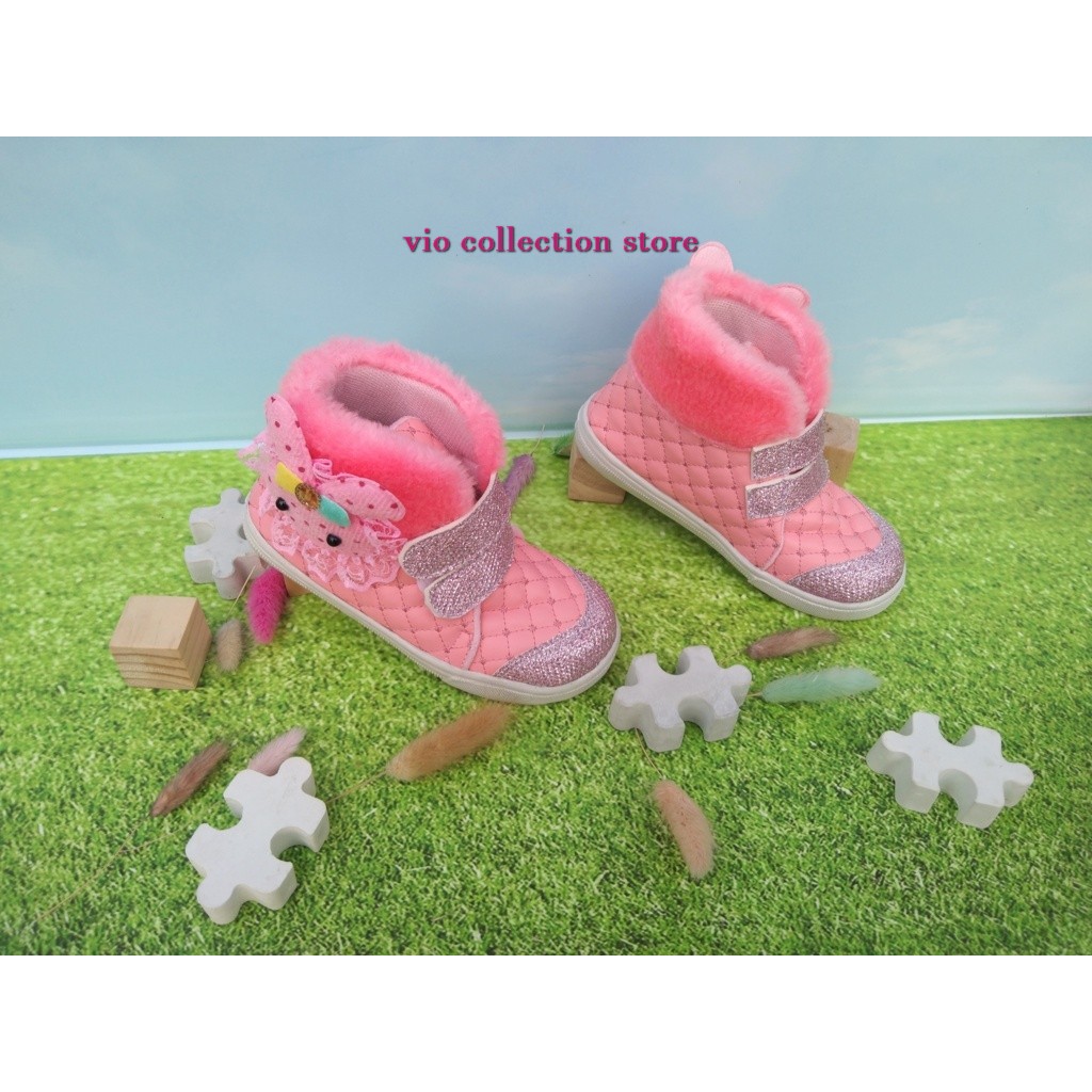 PROMO - SEPATU BALITA - SEPATU BABY - SEPATU ANAK PEREMPUAN - SEPATU BOOT - SEPATU BOOTS - C65