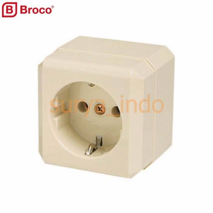 STOP KONTAK OUTBOW BROCO 15410 STOPKONTAK ARDE OB TEMPEL 1 LUBANG