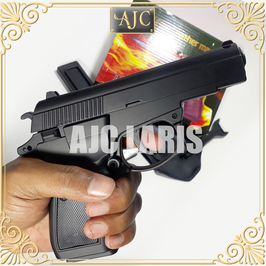 KOREK API PISTOL Z83 MODEL HAND GUN FULL METAL BLACK