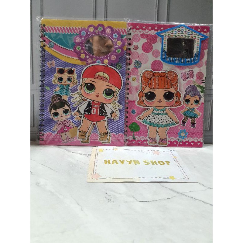 DIARY SPIRAL ada KACA/DIARY KACA-LOL