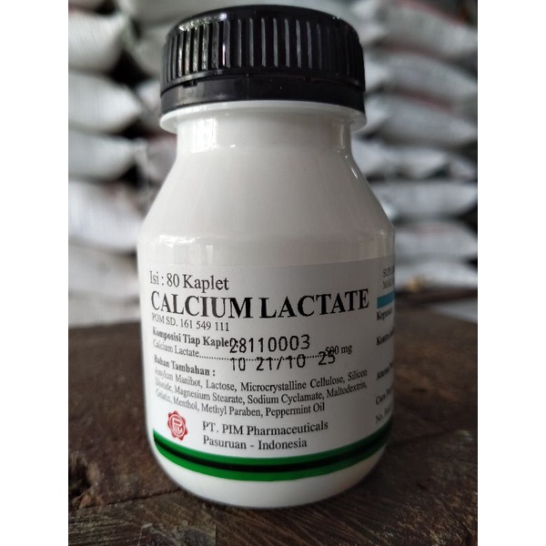 CALCIUM LACTATE 80 Kaplet