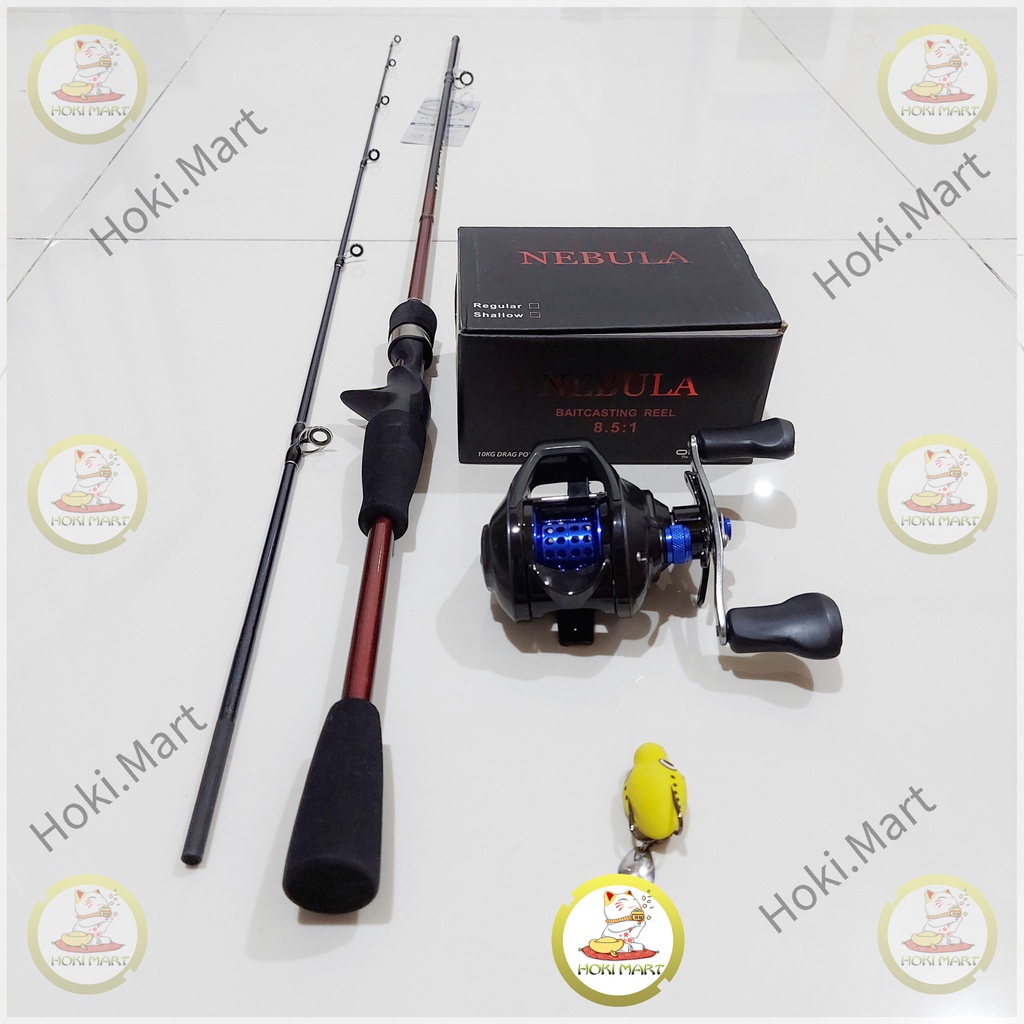 joran set seahawk + nebula ( bait casting / bc ) free soft frog