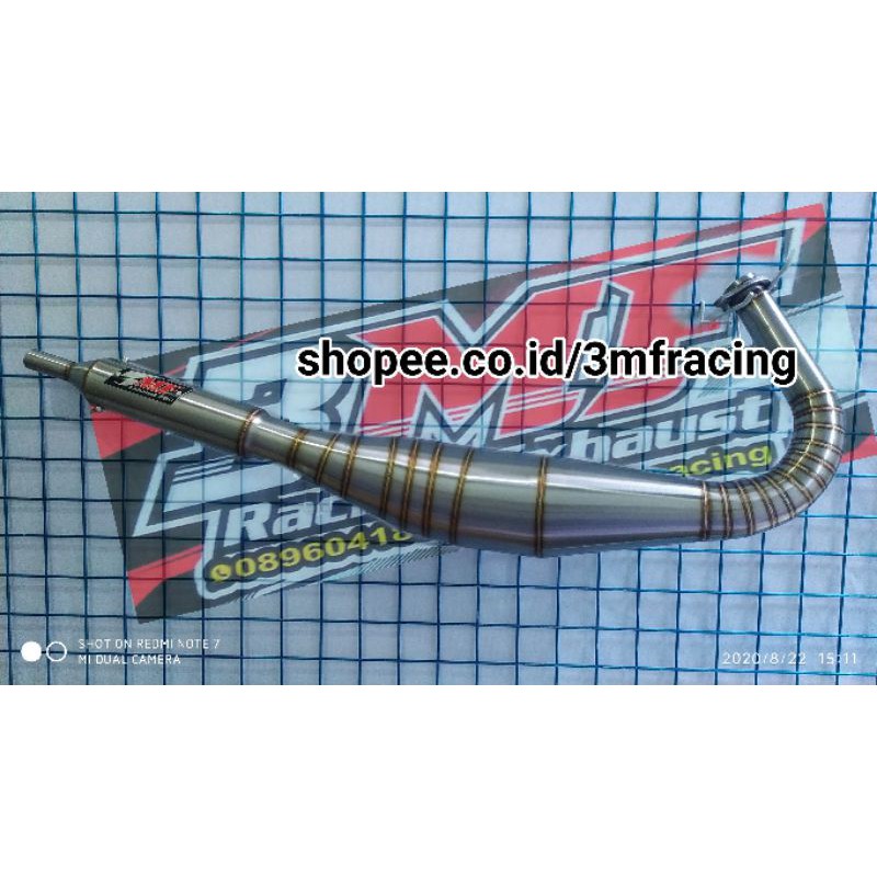Knalpot RX King Kolong Phyton Stainless Bukan SMR