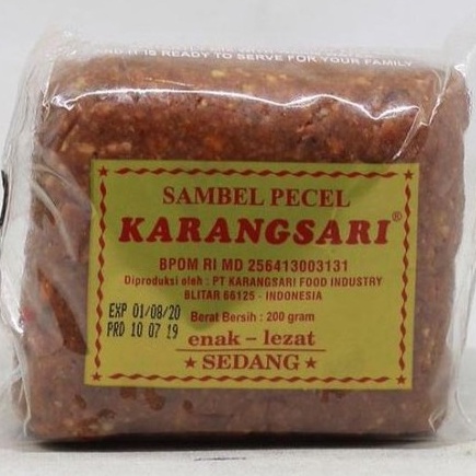 Bumbu Pecel Karangsari 200 Gram Rasa Sedang