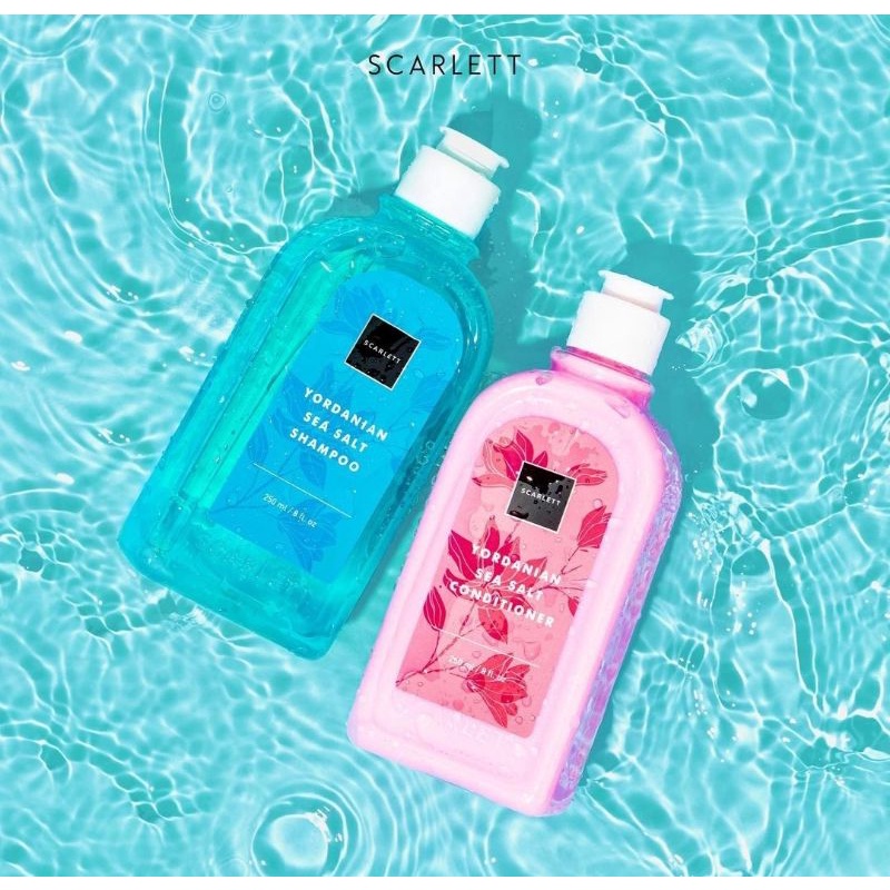 Scarlett Whitening Yordanian Sea Salt Shampoo Dan Conditioner