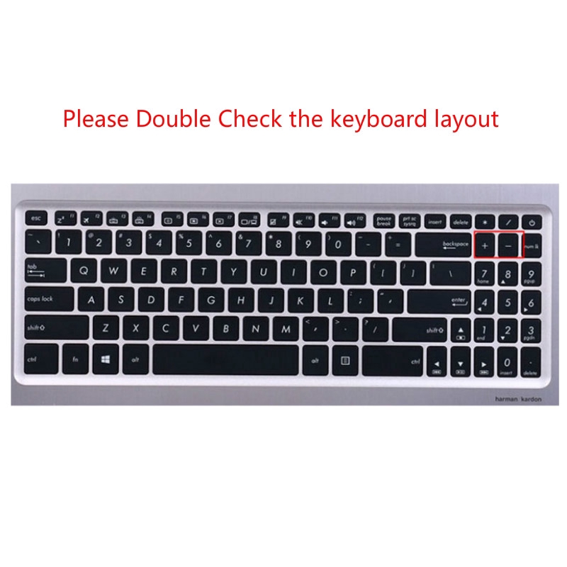 Untuk 15.6 Inch ASUS YX570U NX580VD nx580 yx570zd Lembut Ultra-Tipis Silikon Laptop Keyboard Cover Pelindung