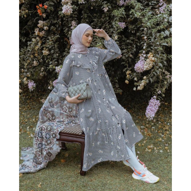 PAKET BUILDING HAYYA SUNFLOWER+GINGHAM BLACK