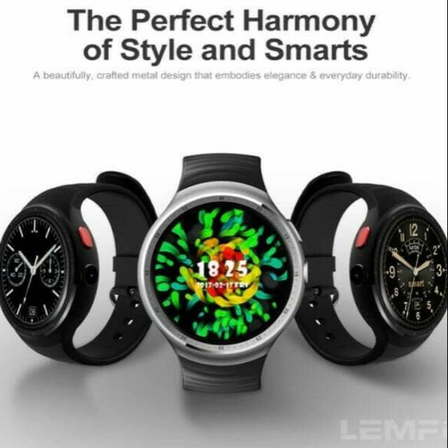 Lemfo Les1 Smartwatch 16gb Android Ios 1.39 inches