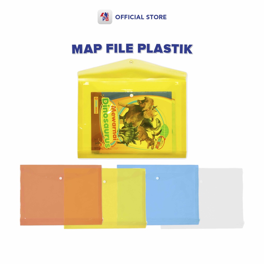 

Map File Plastik Berwarna / Map Kancing Ukuran Folio / PB EDUKASI ANAK - PBNB