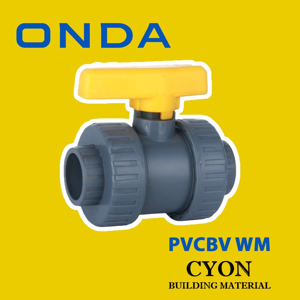 Jual Onda Pvcbv Wm Pvc Valve Stop Keran Stop Kran Shopee Indonesia