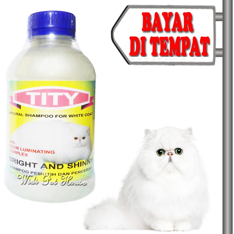 Sampo Khusus Bulu Putih Kucing Shampo Tity 250 ml