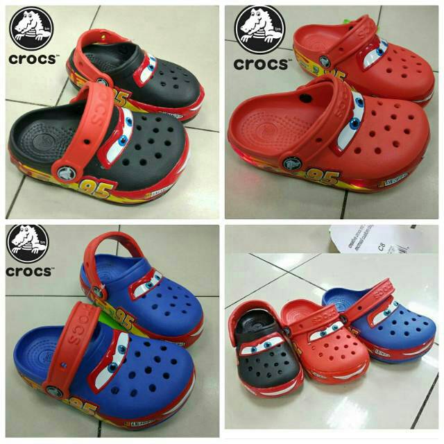 Crocs anak cars / Sandal anak anak