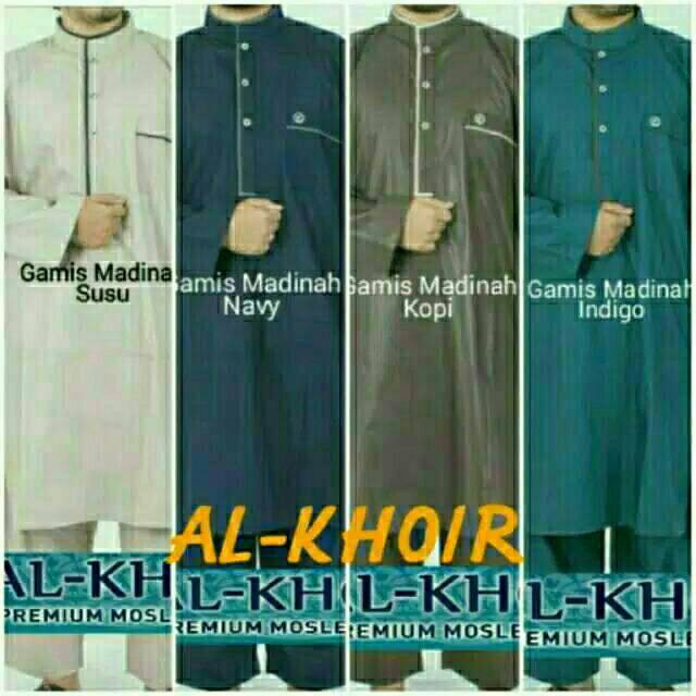 SET GAMIS CELANA MADINA AL KHOIR / GAMIS MADINAH / BAJU KOKO / KURTA MADINAH