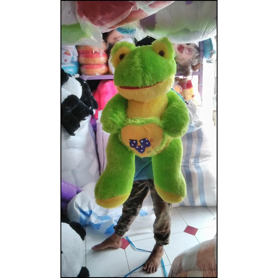 Boneka Keroppi / Keropi / Keropy Kaki Panjang Jumbo / Besar