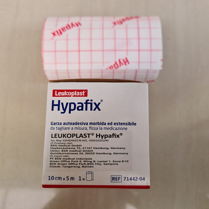 Hypafix 10cm x 5m Hipafix 10 x 5 10x5 Hifafix Plester Luka Hipapix BSN