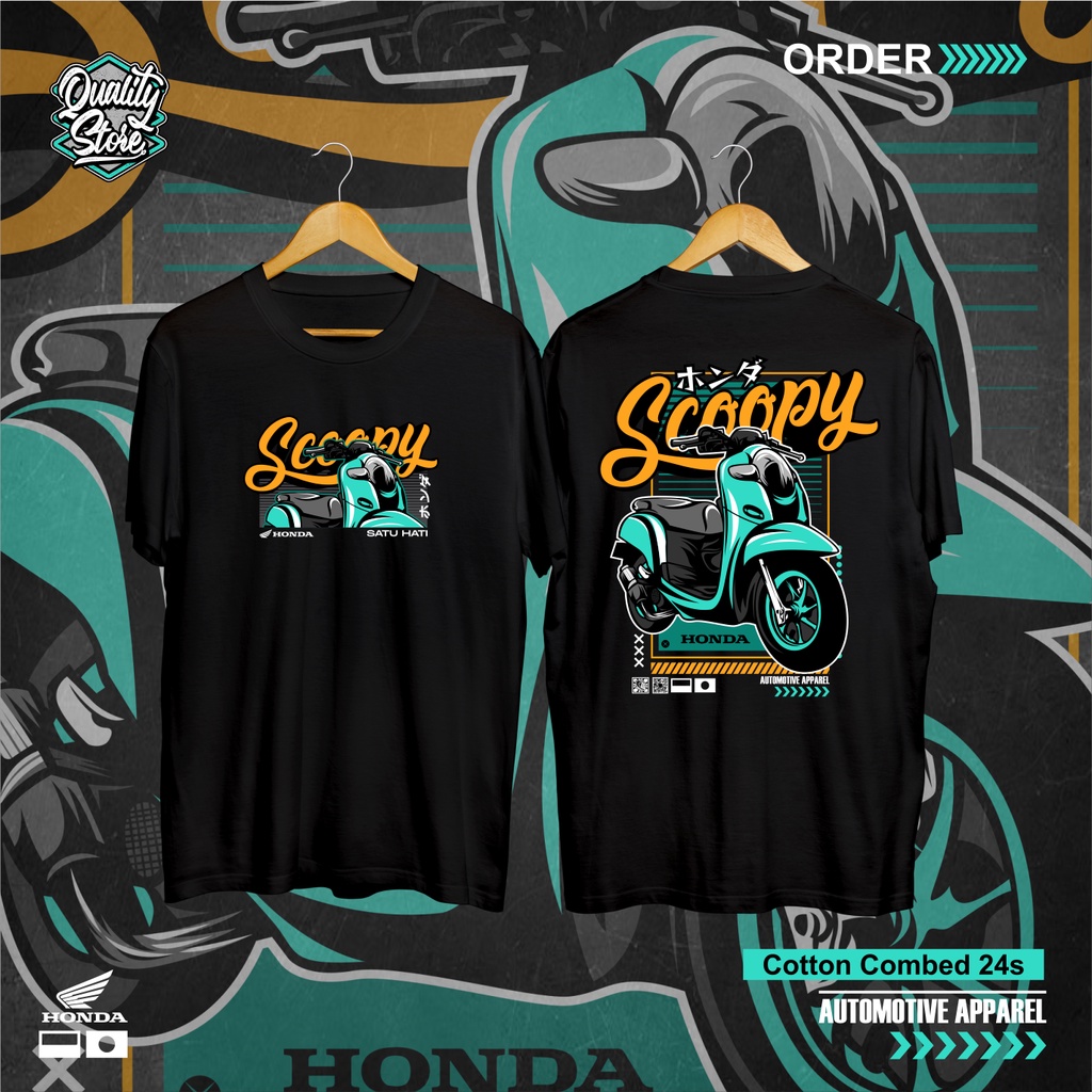 Kaos motor scoopy premium