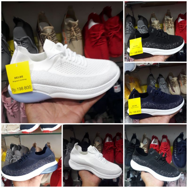 SEPATU BELBE ORIGINAL, SEPATU CEWEK IMPORT, SEPATU OLAHRAGA,SEPATU SLIP ON TALI, SEPATU FASHION