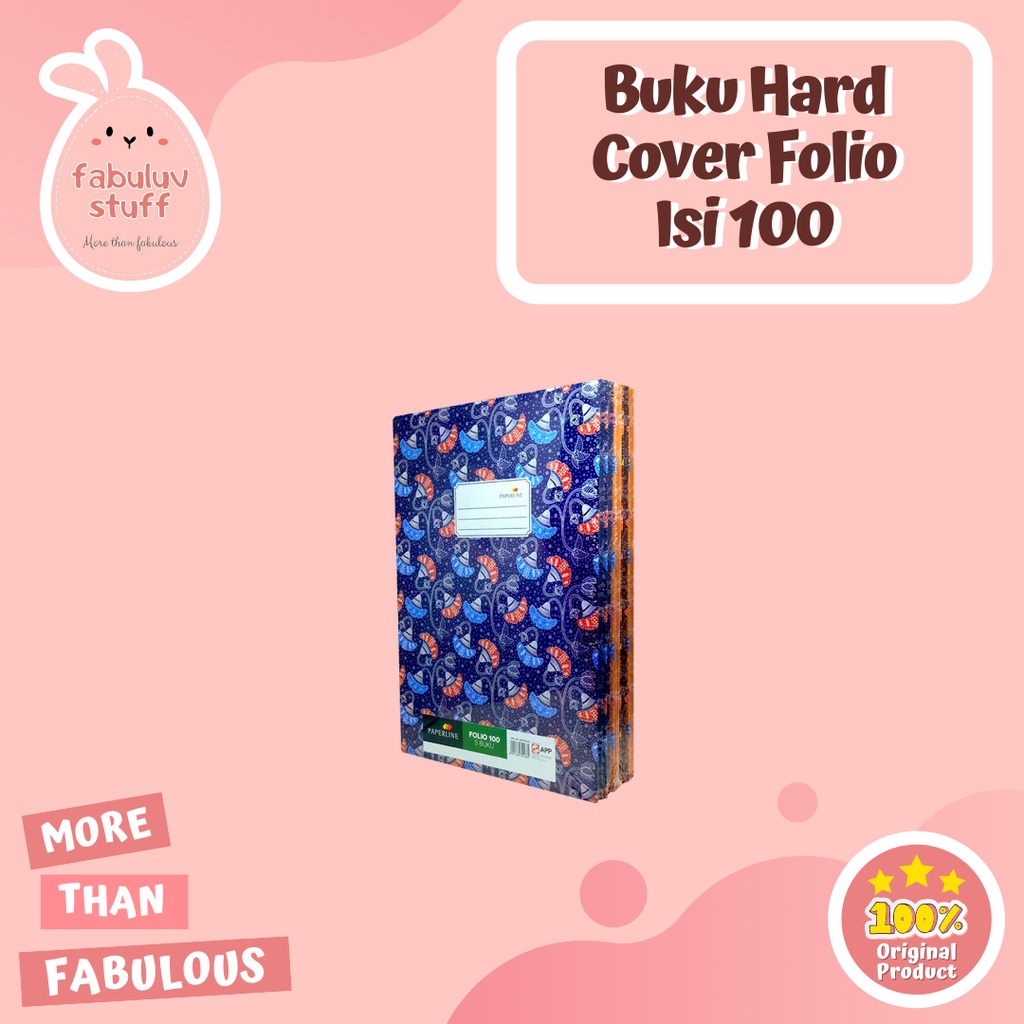 

ATK ~ Buku Hardcover Folio / Hard cover F4 / Buku Akuntansi / Buku Besar Kover Keras isi 100