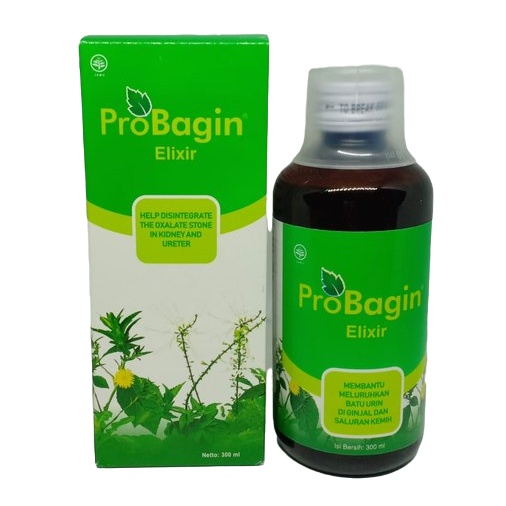 PROBAGIN ELIXIR 300 ML - MELURUHKAN BATU URIN GINJAL & SALURAN KEMIH