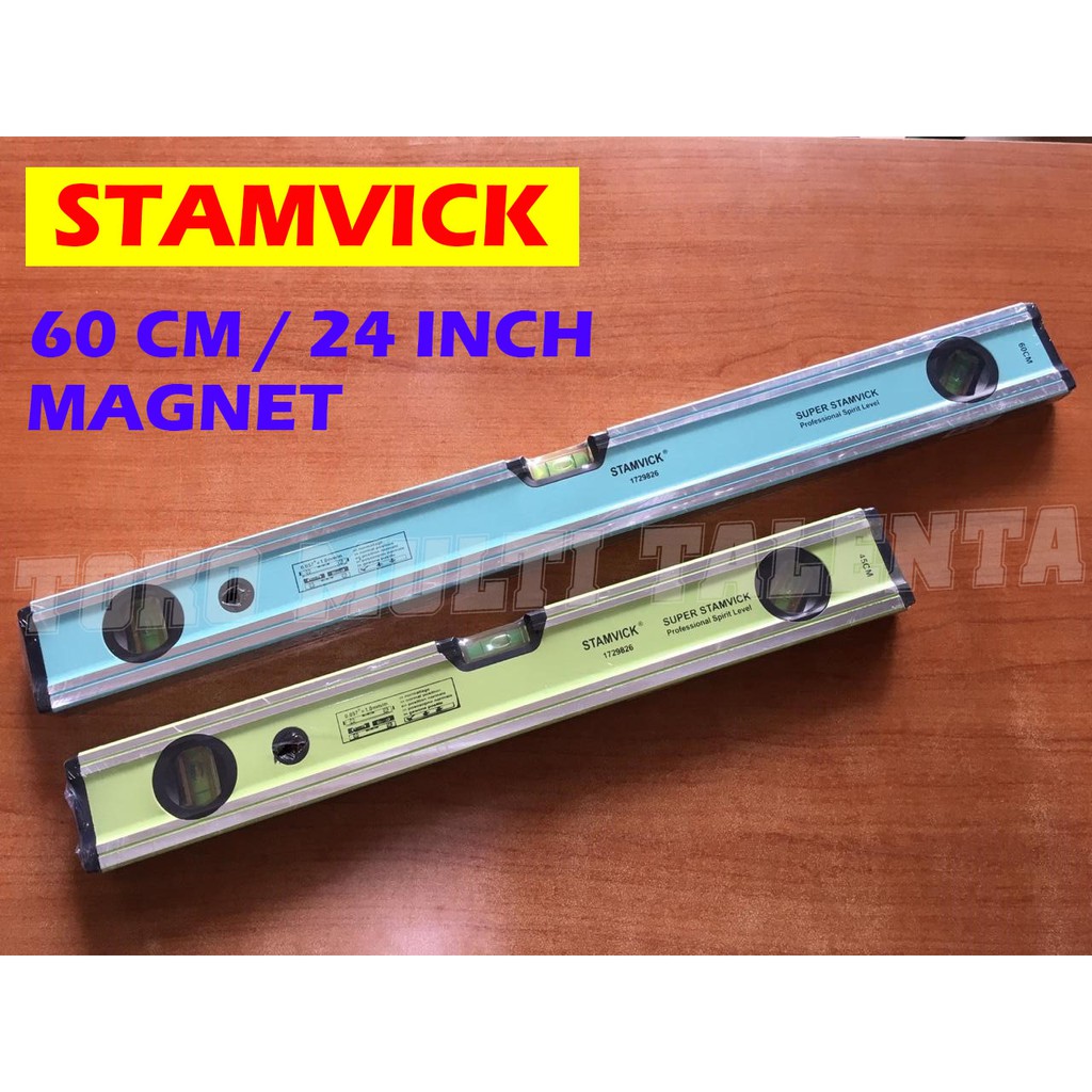 

Penggaris Waterpass 60 cm / 24" inch STAMVICK MAGNET